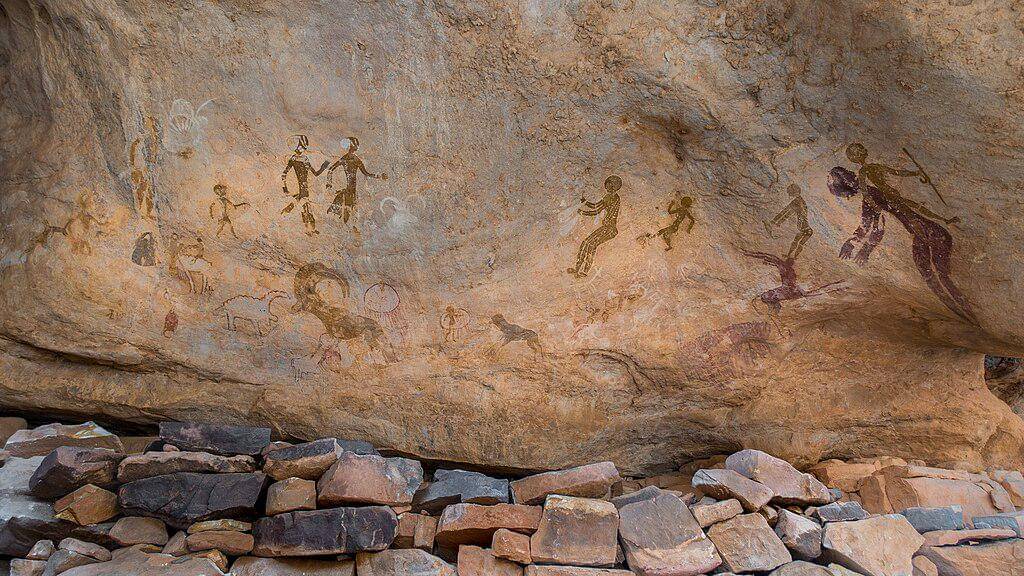 Lukisan gua di Tassili n’Ajjer, Aljazair 
