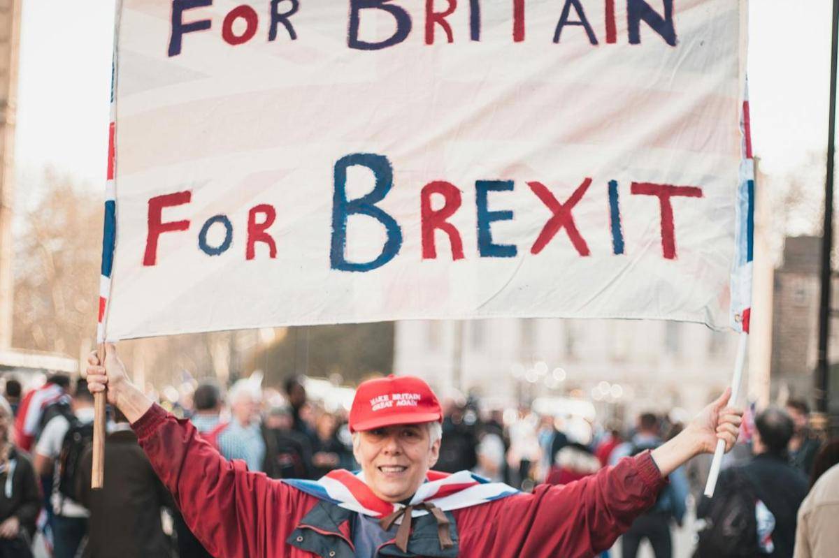 ilustrasi suporter Brexit