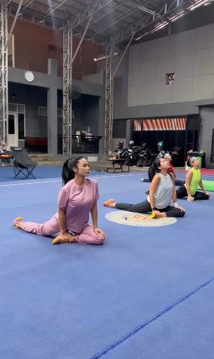 Kris Dayanti intensif latihan wushu