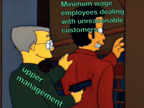 meme The Simpsons tentang kejadian di tempat kerja 