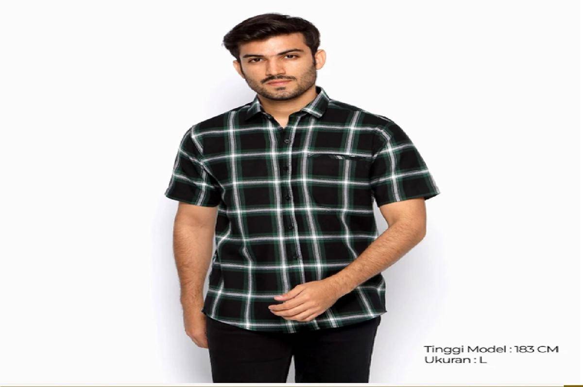 Casella Simple Perfect Kemeja Chicago Dark Green ｜ 2319 (shopee.co.id/Casella Apparel Official Store)