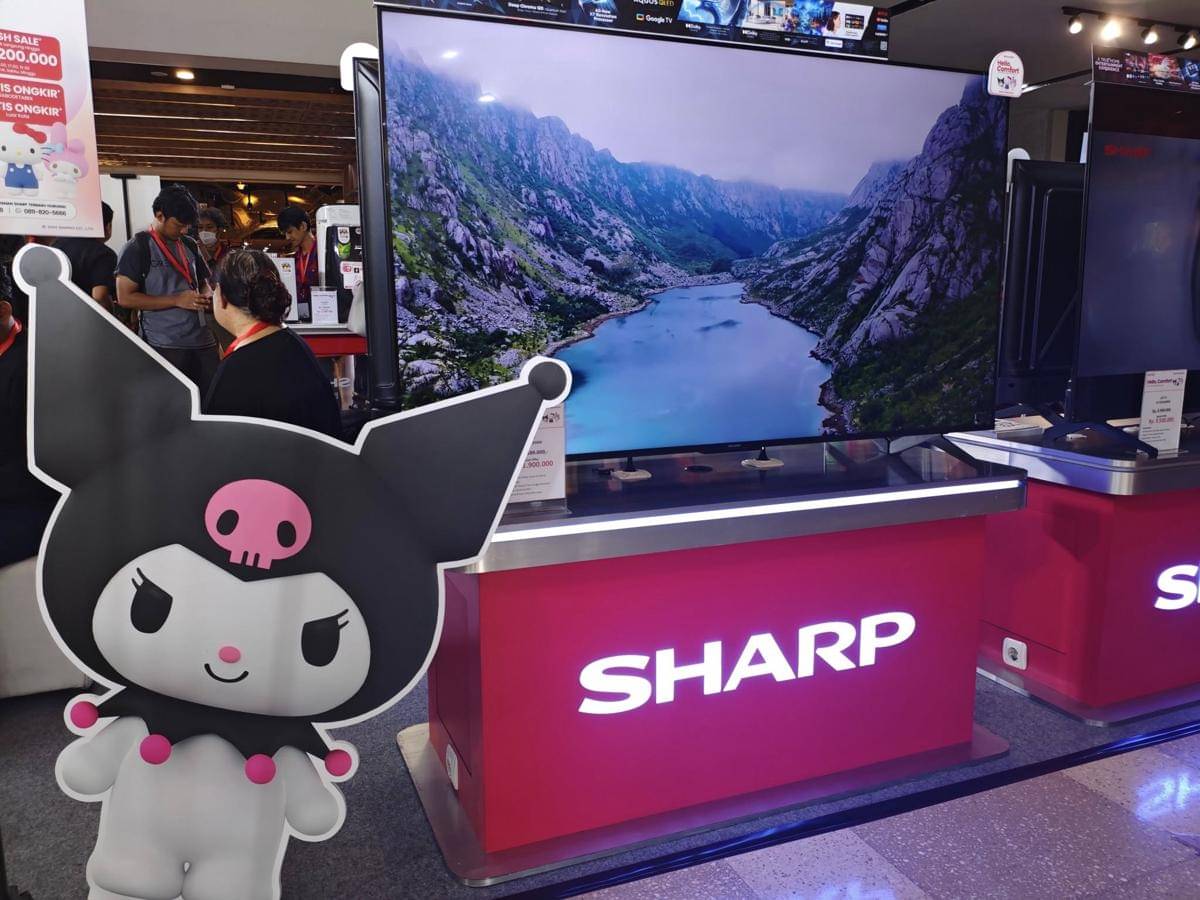 SHARP x Sanrio Characters.