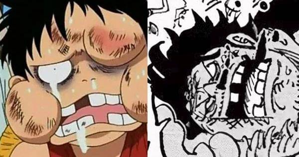 Luffy dan Roger yang kena hajar - One Piece