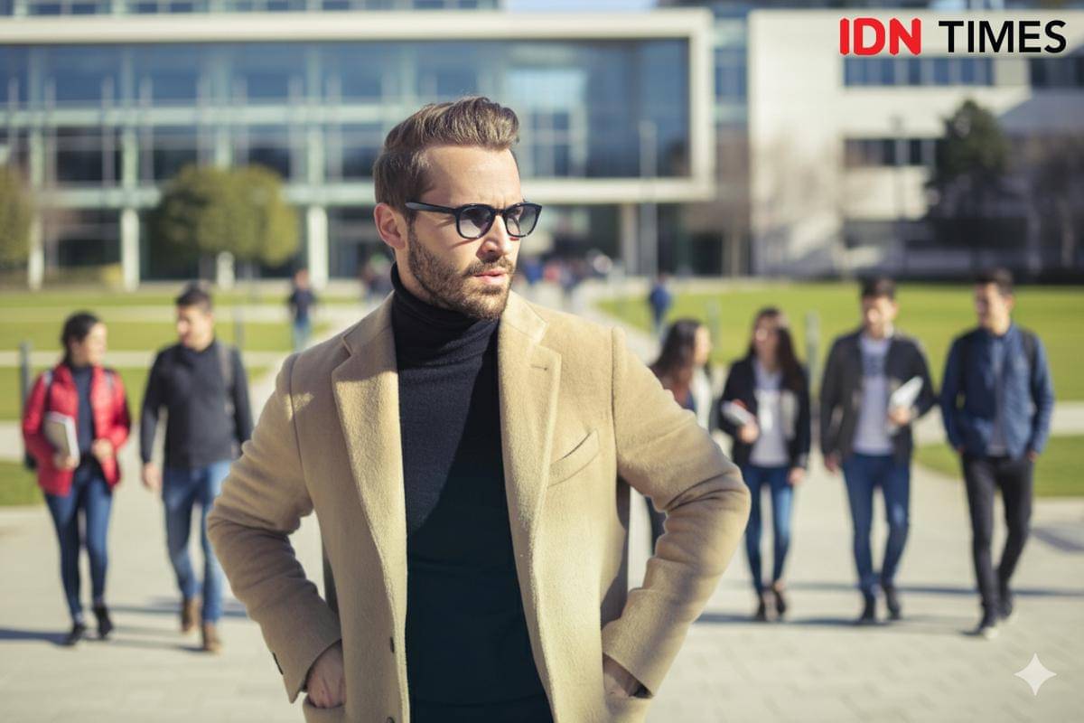 hasil edit background foto dengan Gemini AI 