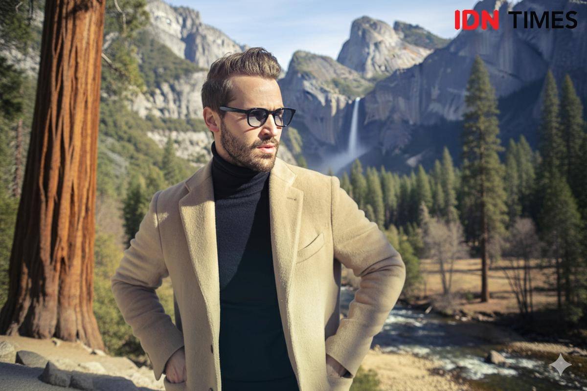 hasil edit background foto dengan Gemini AI 