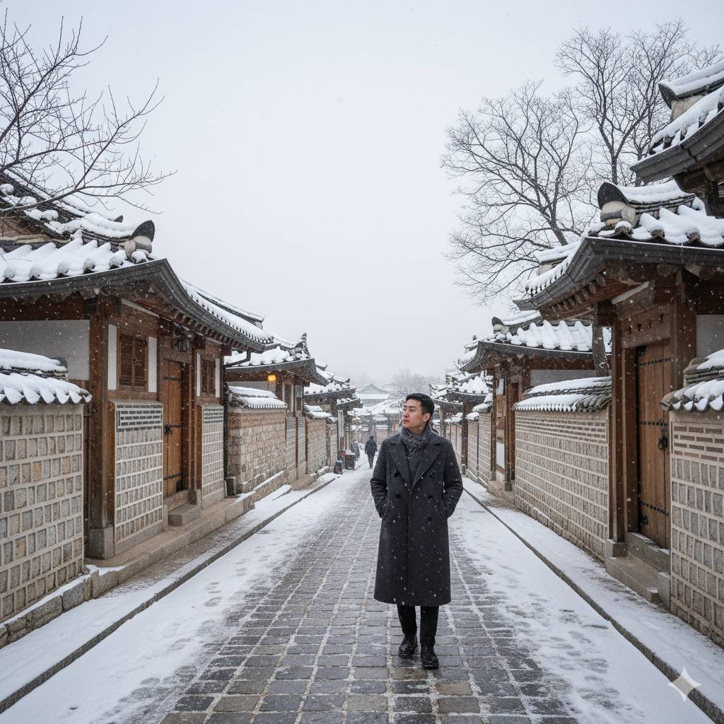 Prompt Gemini AI Edit Foto Liburan ke Korea Selatan