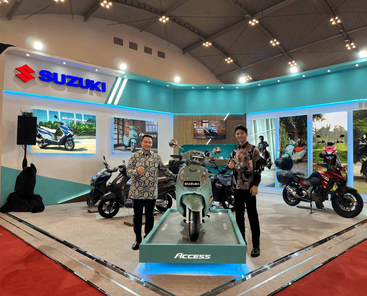 Bapak Teuku Agha dan Mr. Keisuke Shigemori pada Peluncuran Suzuki Access di IMOS 2025 .png