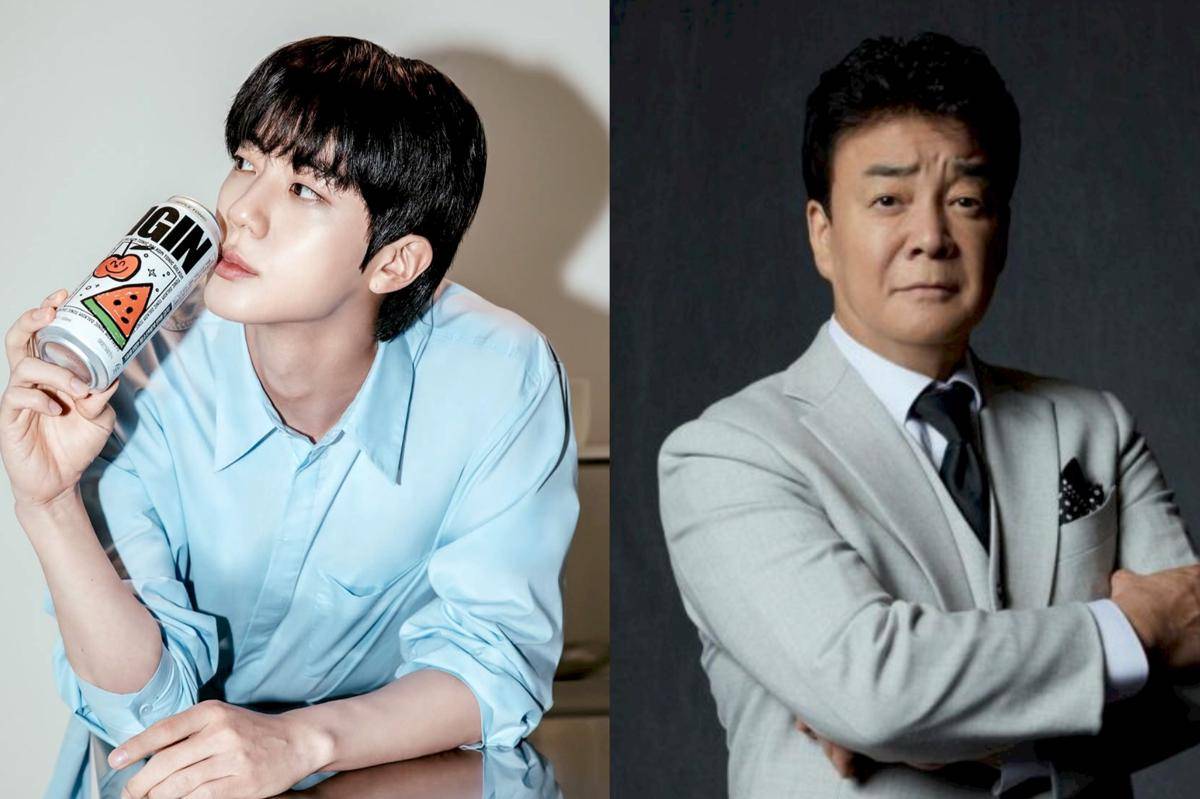 potret Jin BTS dan Baek Jong Won (instagram.com/igin_sns | dok. Netflix)