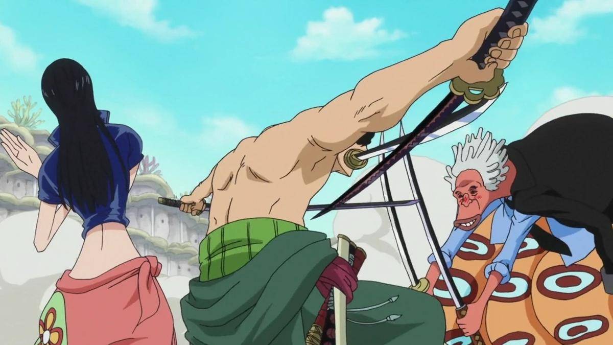 Zoro di pertarungan Fishman Island