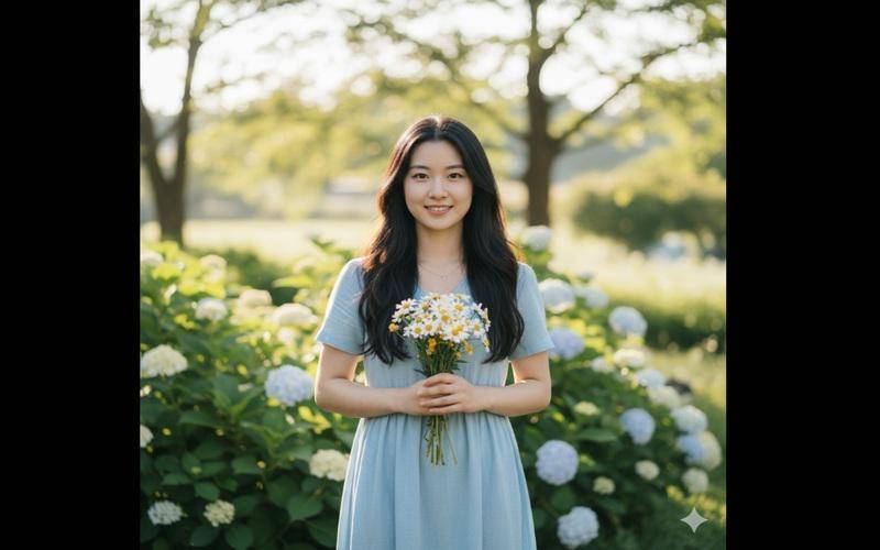 hasil foto dari prompt dengan pengaturan pose dan sudut kamera