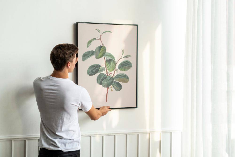 Ilustrasi lukisan print wall art (freepik.com)
