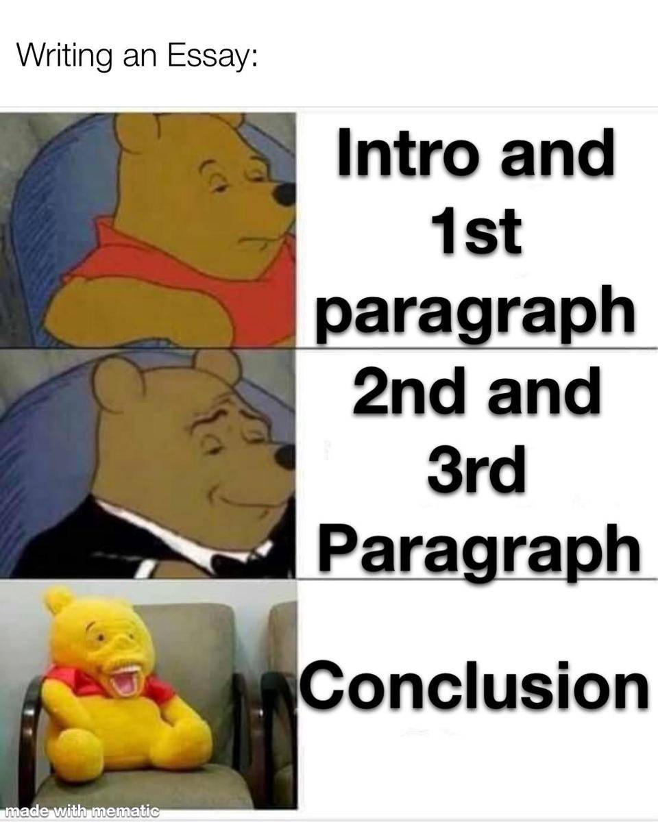 meme kocak menulis esai 