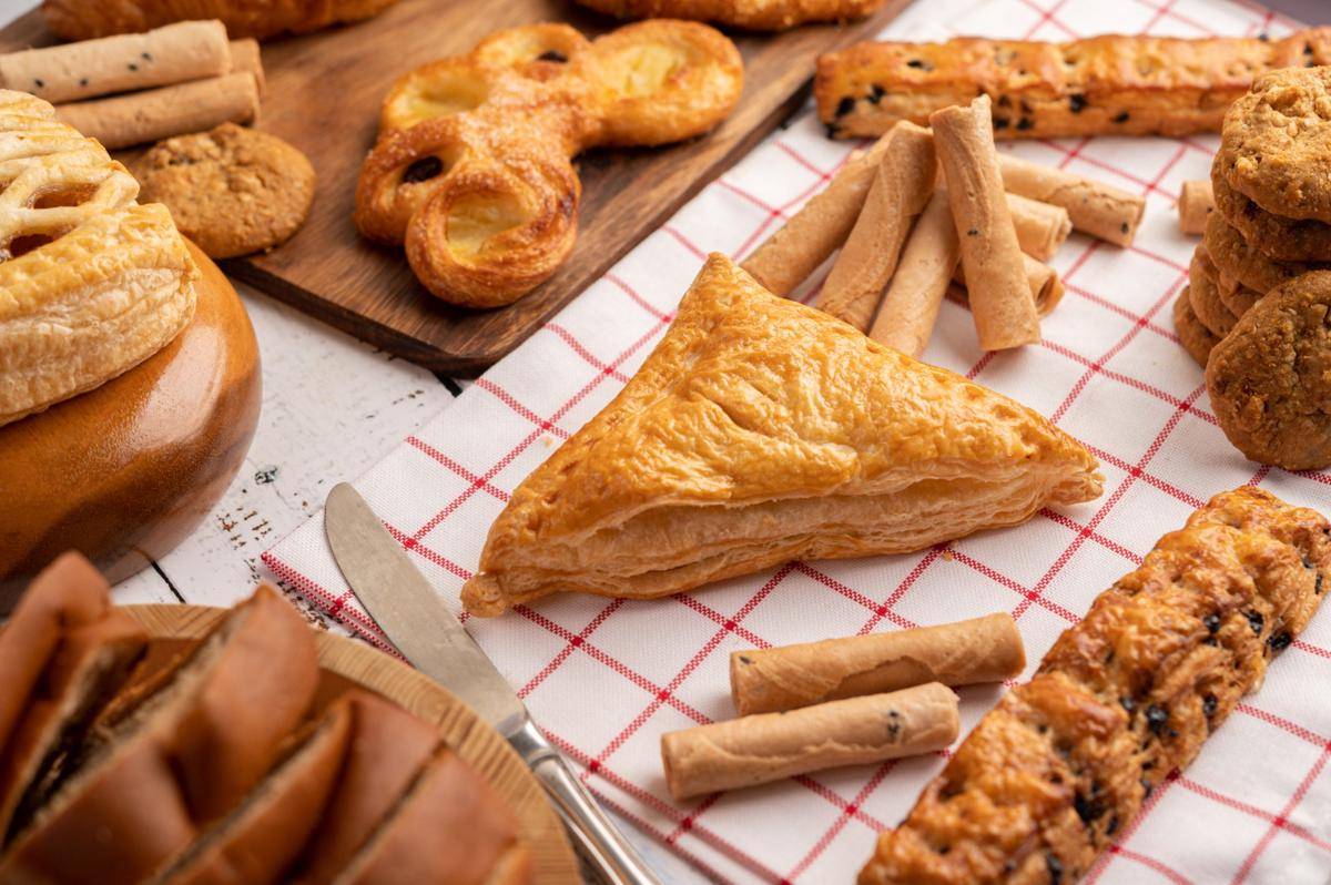 ilustrasi pastry dari bahan yang berkualitas 