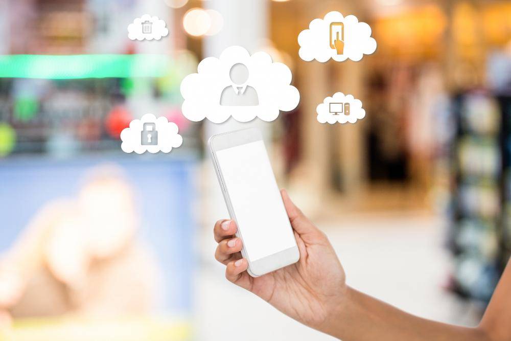 ilustrasi cloud phone 