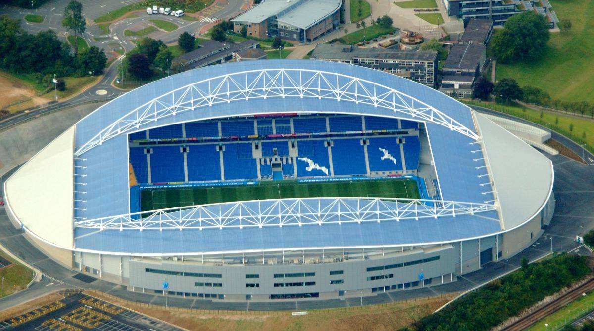 potret AMEX Stadium, markas Brighton & Hove Albion