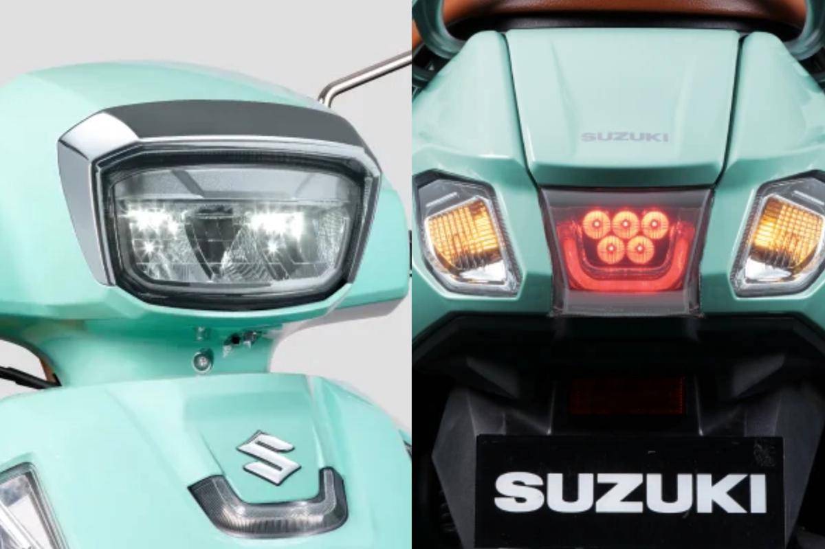 desain lampu depan dan belakang Suzuki Access 125 (suzuki.co.id)