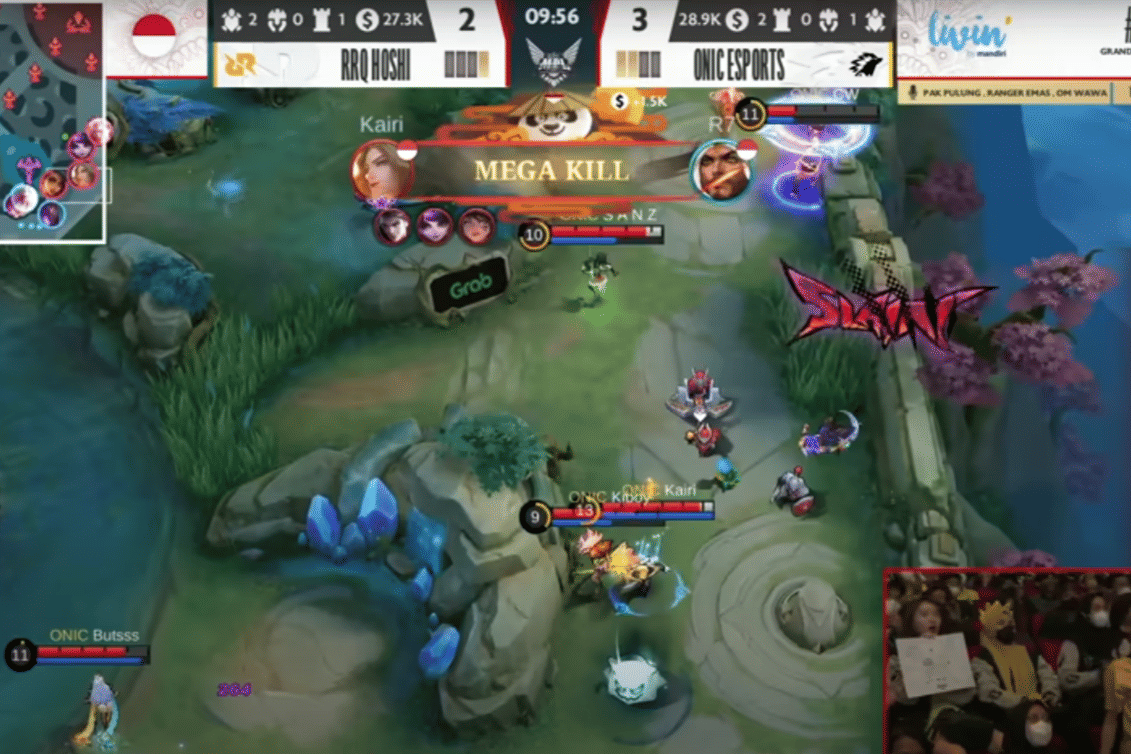 Lancelot (Kairi) berhasil mencetak Mega Kill di grand final MPL ID S10 