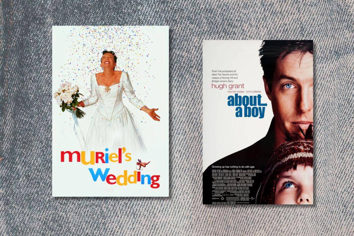 poster film Muriel's Wedding dan About a Boy (dok. Miramax/Muriel's Wedding | dok. Universal Pictures/About a Boy)