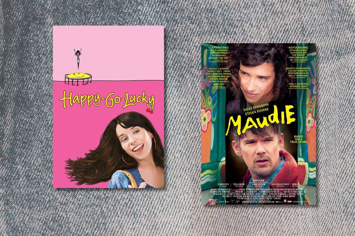 poster film Happy-Go-Lucky dan Maudie (dok. Miramax/Happy-Go-Lucky | dok. Sony Pictures Classics/Maudie)