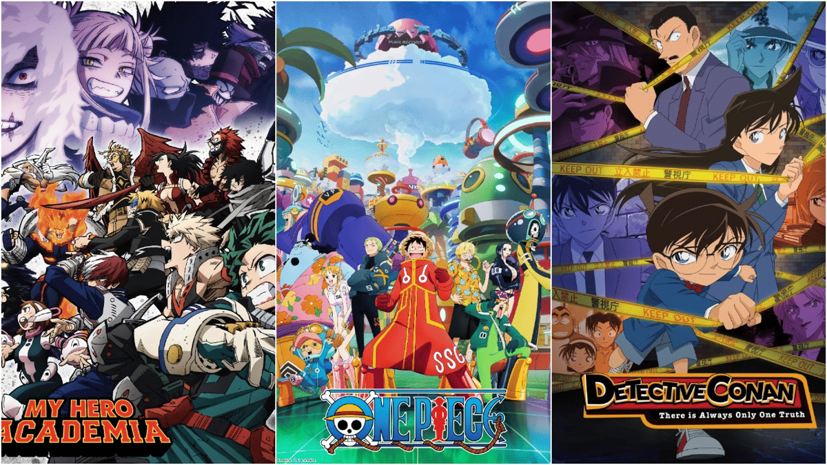My Hero Academia x One Piece x Detective Conan