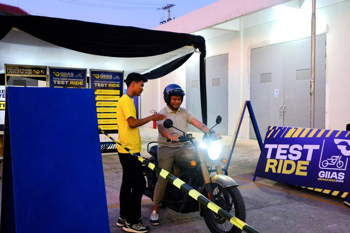 giias semarang, pameran otomotif, test drive, test ride