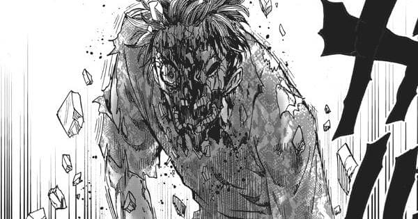 Wajah Sweet Mask yang hancur - One Punch Man