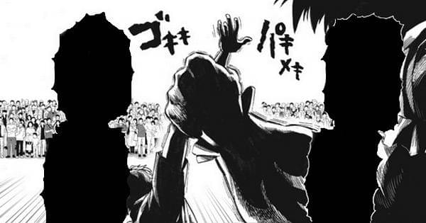 Sweet Mask terdesak di depan publik - One Punch Man