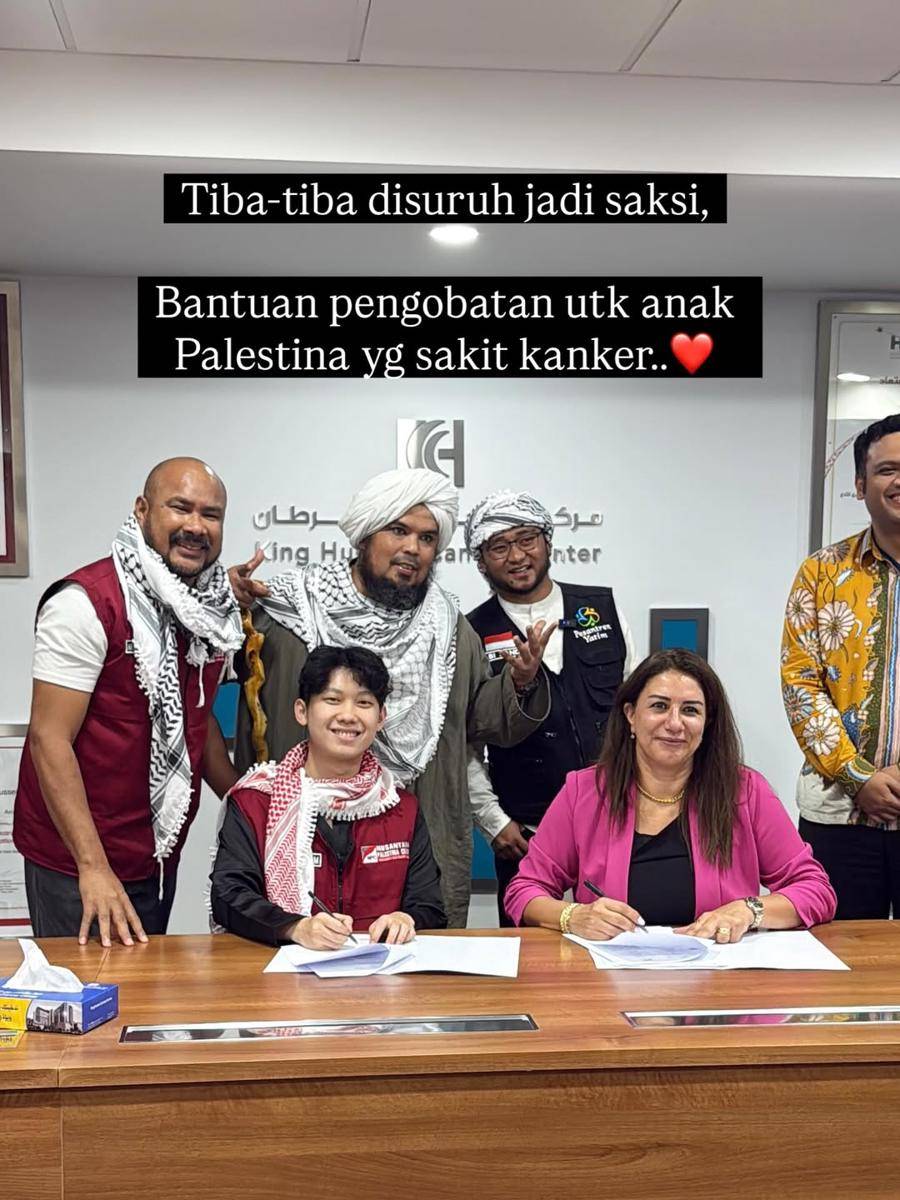 Willie Salim ikut misi kemanusiaan untuk Palestina