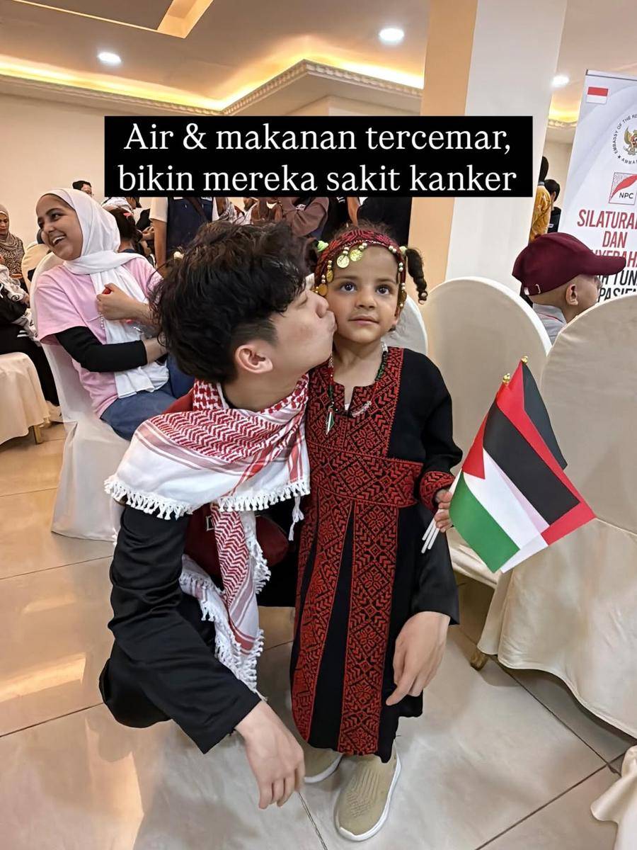 Willie Salim ikut misi kemanusiaan untuk Palestina