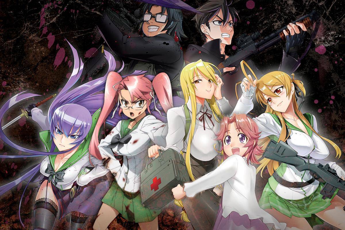 poster serial Highschool of the Dead