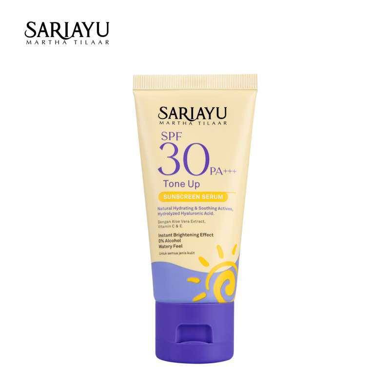 Sariayu SPF 30 PA+++ Tone Up Sunscreen Serum (blibli.com/Martha Tilaar Store) 