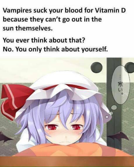 meme anime vampir 
