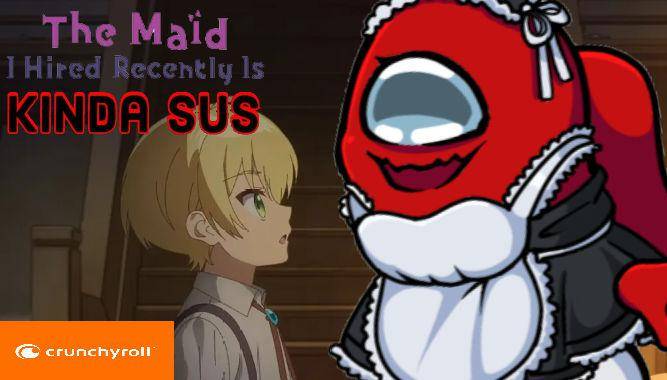 meme kocak maid anime