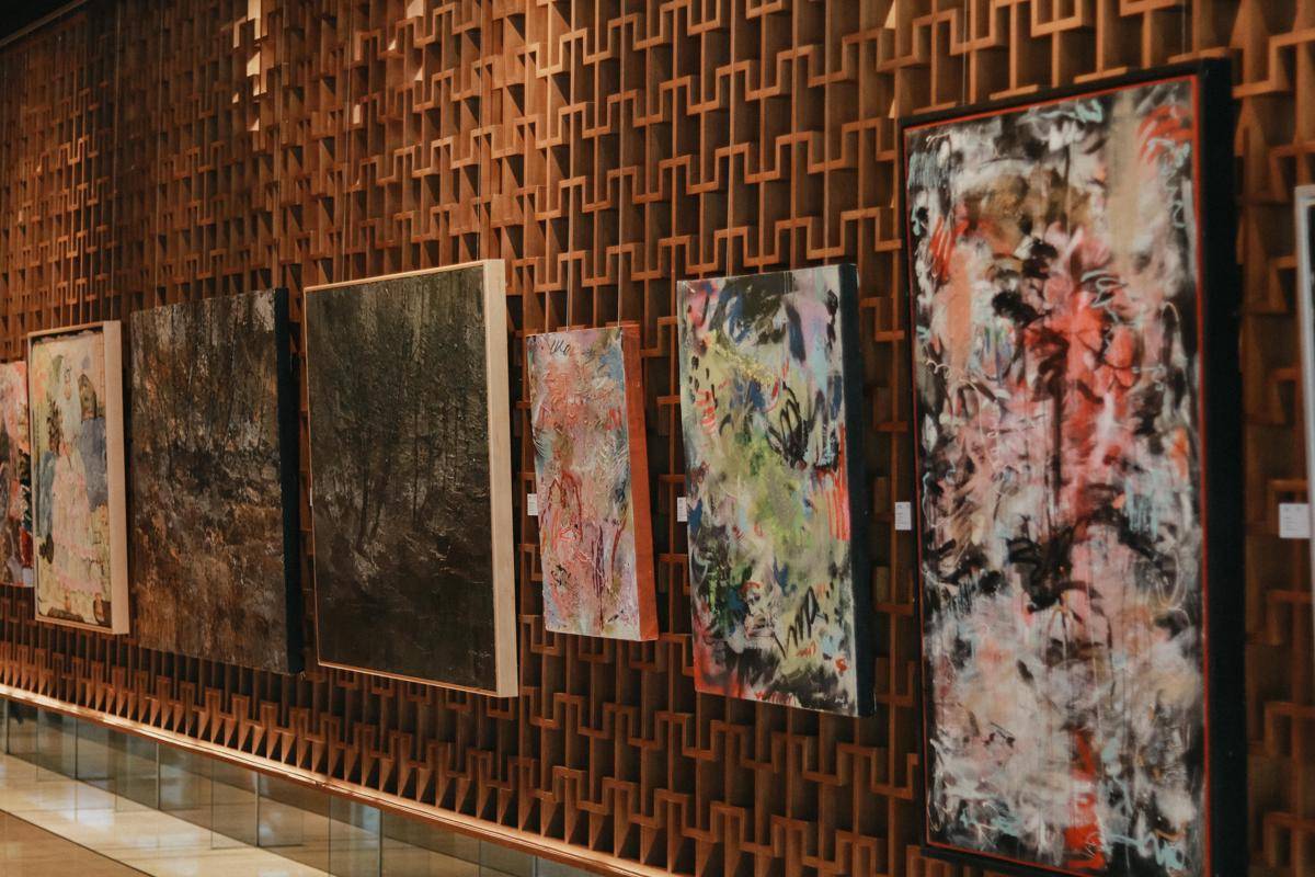 Interval Palimpsest Pamerkan Karya Empat Seniman Abstrak