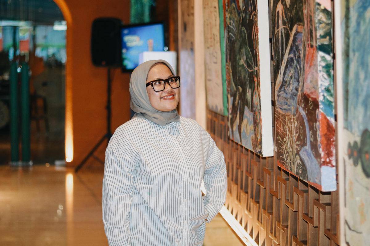 Interval Palimpsest Pamerkan Karya Empat Seniman Abstrak