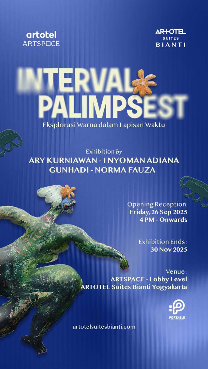 Interval Palimpsest Pamerkan Karya Empat Seniman Abstrak