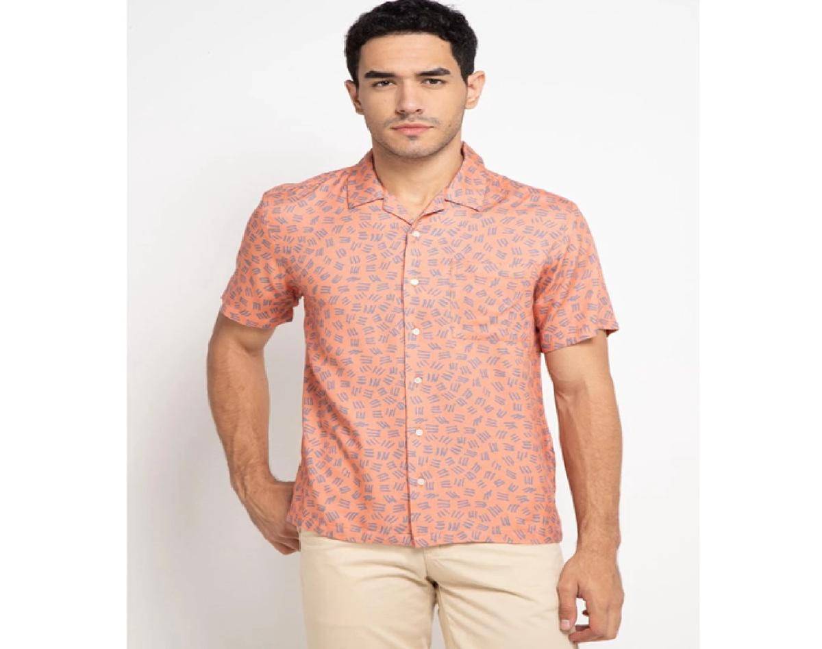 Skelly Tropical Shirt Coral (shopee.co.id/Skelly Official Shop)