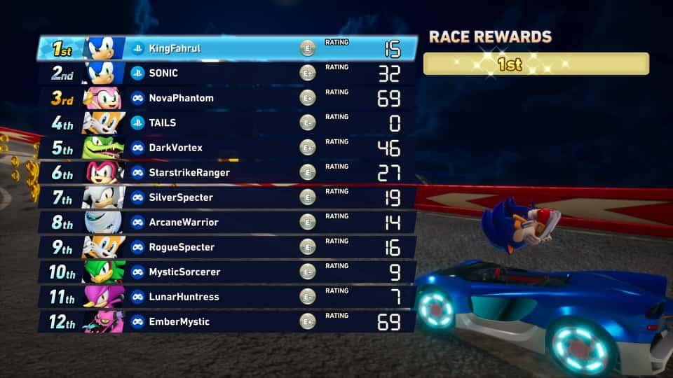 Screenshot versi PS5 dari Sonic Racing: Crossworlds, diambil Fahrul Nurullah. (Dok. SEGA/Sonic Racing Crossworlds).