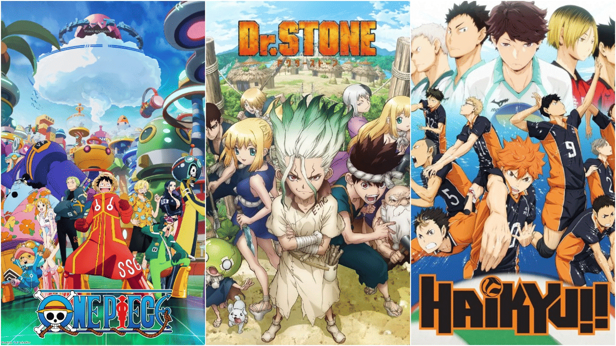 One Piece x Dr. Stone x Haikyuu!!