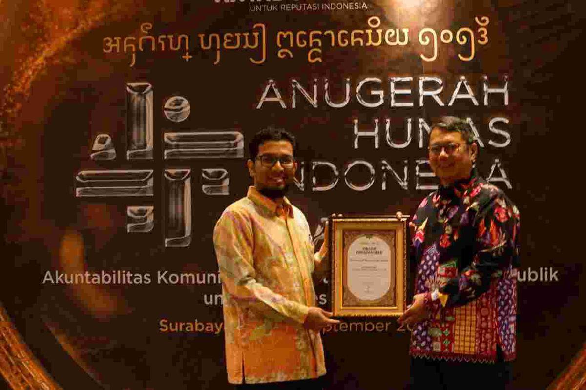 Pemprov DKI Jakarta, Malam Anugerah Humas Indonesia ke-7 yang digelar di Hotel JW Marriott, Surabaya, pada Kamis (25/9/2025). (Dok. Pemprov DKI Jakarta)