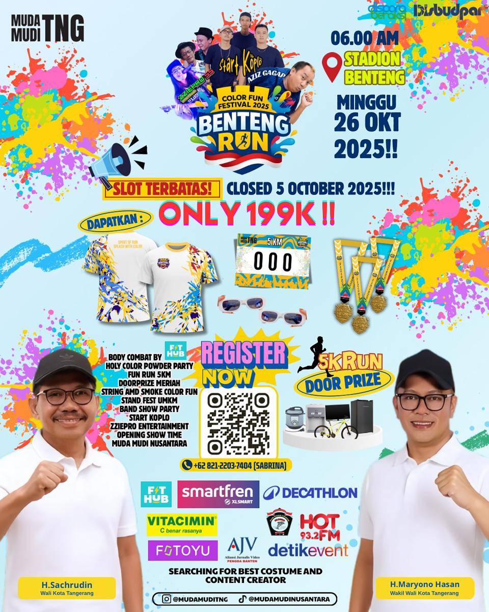 Benteng Run: Color Fun Festival 2025