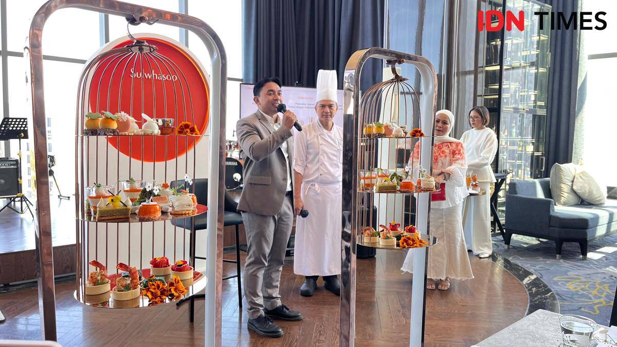 Potret menu afternoon tea Sky Lounge The Westin Surabaya 