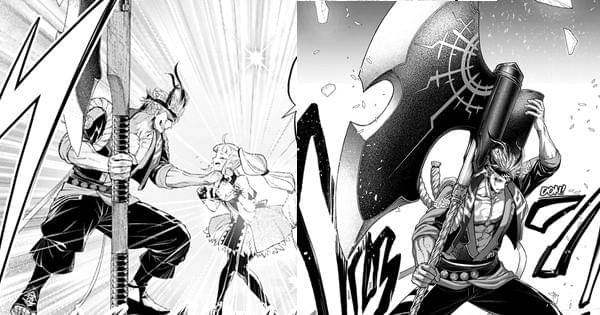 Kintoki dan Skeggjold melakukan Volund - Record of Ragnarok