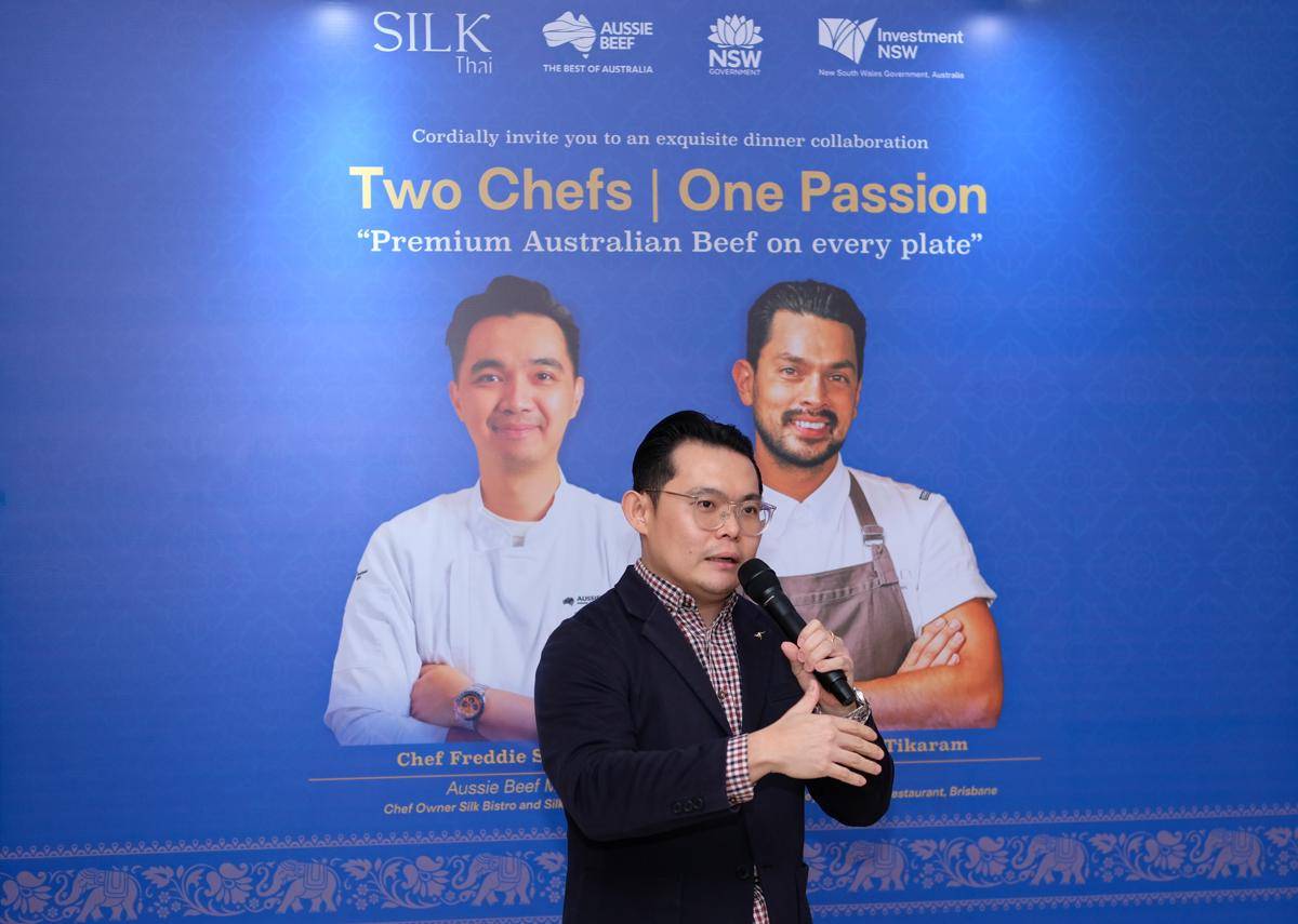 Yonathan Wijaya, NSW Trade and Investment Director,  Two Chefs, One Passion by MLA, Jakarta Selatan 