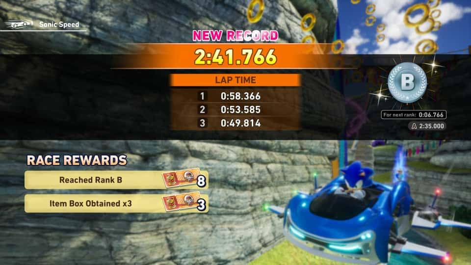 Screenshot versi PS5 dari Sonic Racing: Crossworlds, diambil Fahrul Nurullah. (Dok. SEGA/Sonic Racing Crossworlds).