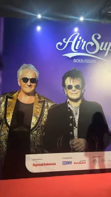 Fadi Alaydrus nonton Air Supply di Jakarta 2025