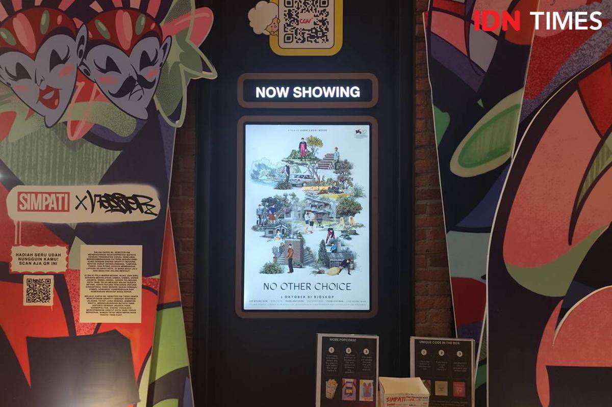 Press screening film "No Other Choice" di CGV Grand Indonesia, Jakarta, Jumat (26/9/2025)