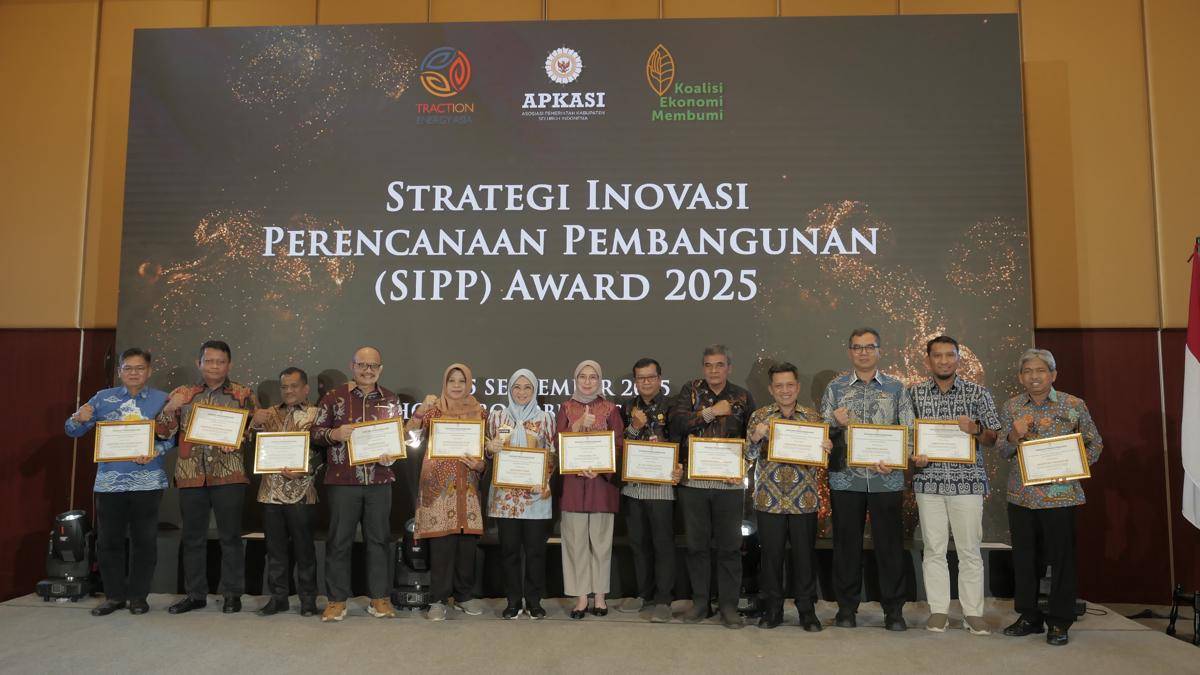 13 Kabupaten Juarai SIPP Award 2025, Ada Bogor!