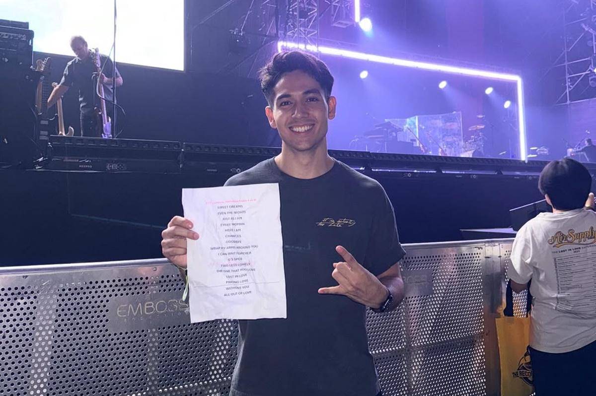 Fadi Alaydrus nonton Air Supply di Jakarta 2025