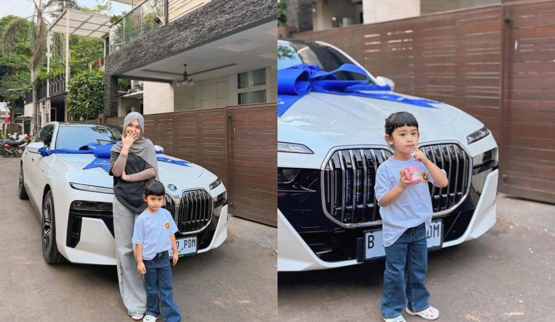 Moana dapat mobil baru dari Ria Ricis 